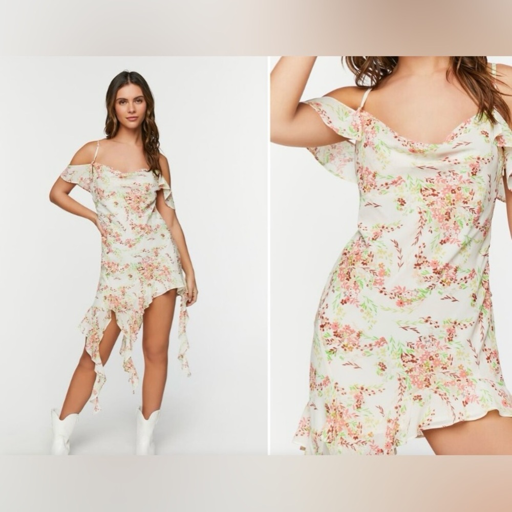 Floral mini dress